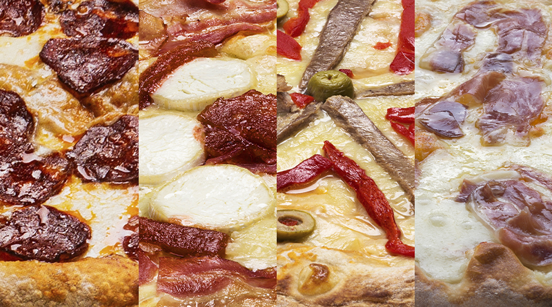 Las pizzas más populares del mundo. ¿Cual es tu Sabor Favorito?